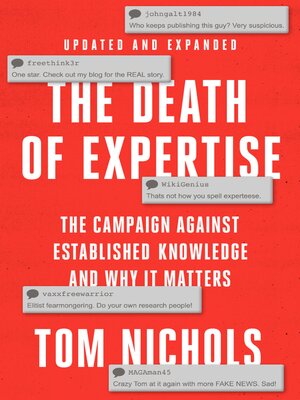 cover image of The Death of Expertise